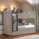 ACME Furniture Ramona II Beige Youth Twin Over Twin Bunk Bed with Trundle-1