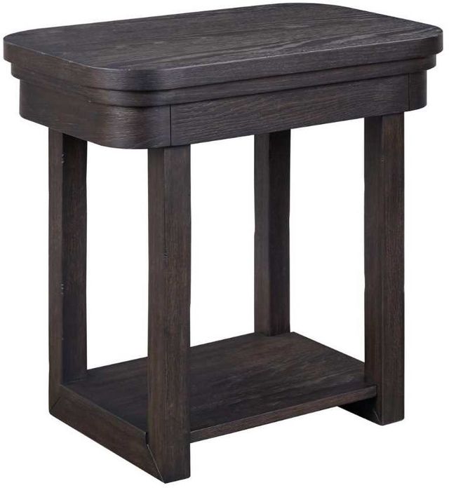 Liberty Furniture Weston Peppercorn Chairside Table-0