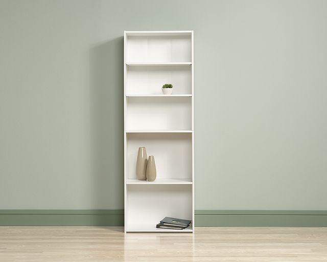 Sauder® Beginnings® Soft White® 5-Shelf Bookcase-1
