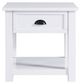 Mazin Furniture Champlain White 1-Drawer End Table-1