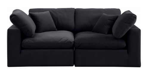 Meridian Furniture Comfy 80" Velvet Sofa-2