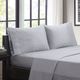 Olliix by Intelligent Design Grey King Chevron Printed Microfiber Sheet Set-1