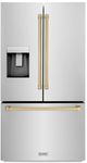 ZLINE Autograph Edition 36" 28.9 Cu. Ft. Stainless Steel Freestanding French Door Refrigerator-0