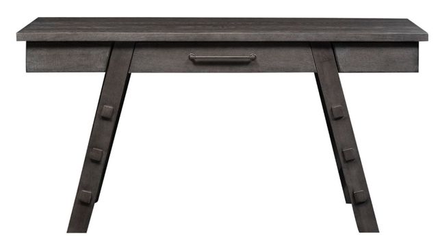 Liberty Furniture Modern Farmhouse 4-Piece Dusty Charcoal Complete Desk Set-2