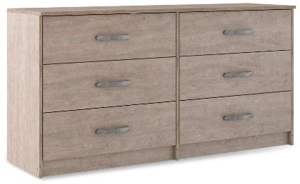 Signature Design by Ashley® Flannia 4-Piece Gray Queen Platform Bed Set-2