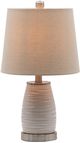 A & B Home Chrome/White Table Lamp-1