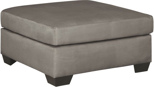 Signature Design by Ashley® Darcy Cobblestone Oversized Accent Ottoman-0