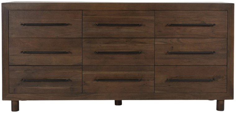 Classic Home Jaxon Cocoa Brown 9-Drawer Dresser | Gartner's