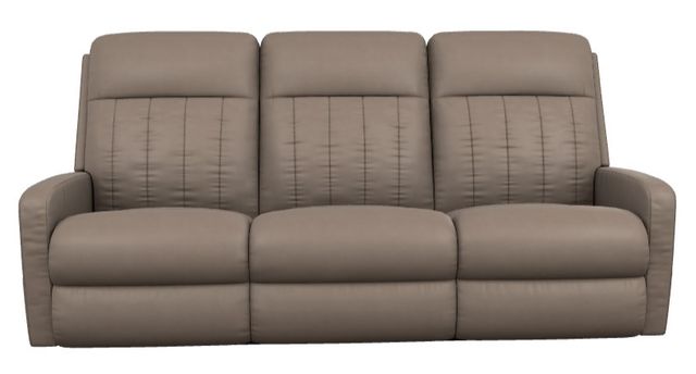 La-Z-Boy® Finley Stone Leather Power Wall Reclining Sofa with Headrest-1