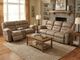 Enzo Brown Console Loveseat-1