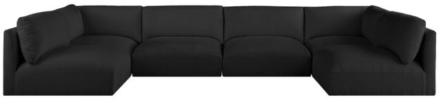Meridian Furniture Ease 6-Piece Black Modular Sectional-1