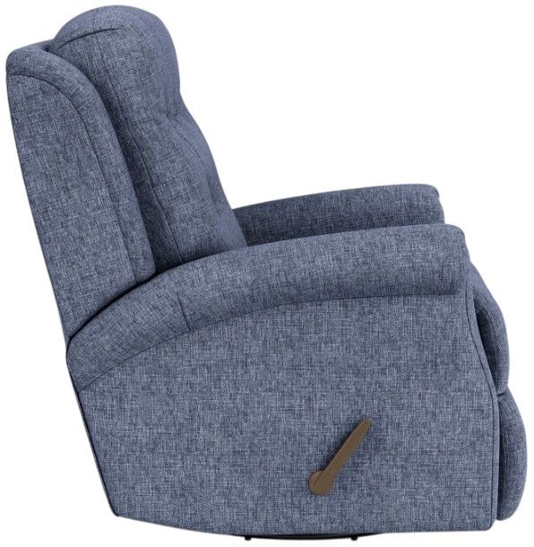 Flexsteel® Minnie Indigo Swivel Gliding Recliner-2