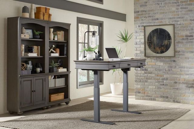 aspenhome® Oxford Peppercorn 60'' Lift Desk-1