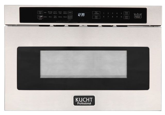 Kucht Professional 24" Stainless Steel Built In Microwave Drawer-0