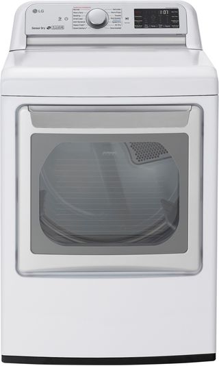 LG 7.3 Cu. Ft. White Front Load Electric Dryer