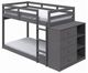 ACME Furniture Gaston Gray Twin Over Twin Bunk Bed-0