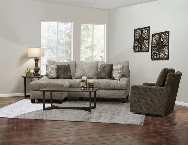 Creek Side Customs Customizable Del Mar Catalina Sofa with Floating Ottoman Chaise-4