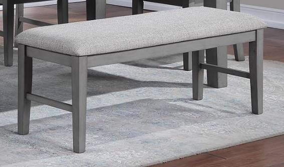 Urban Styles Furniture Napa Light Gray Dining Bench-0