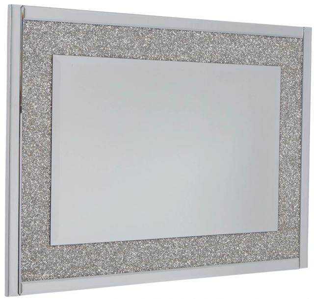 Signature Design by Ashley® Kingsleigh Silver Rectangular Accent Mirror-2