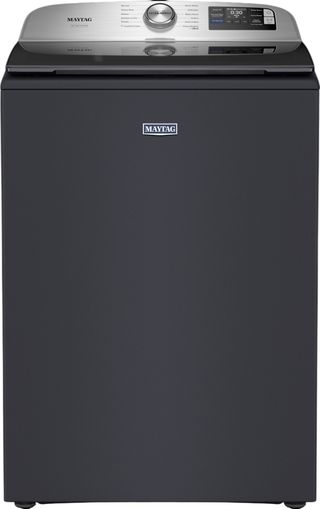 Maytag® Pet Pro 5.2 Cu. Ft. Midnight Steel Agitator Top Load Washer
