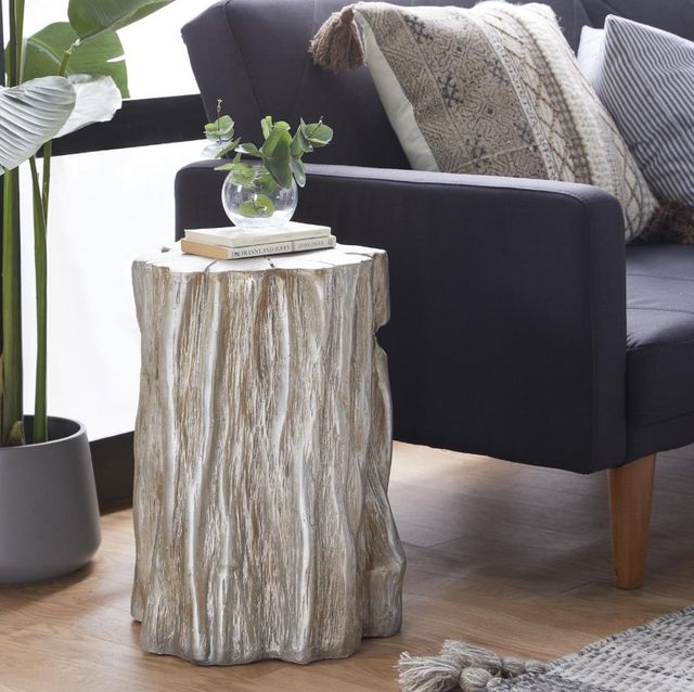 Deco Marche Satin Silver Accent Table-3