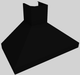 Vent-A-Hood® 48" Black Euro-Style Wall Mounted Range Hood-5