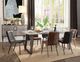 ACME Furniture Kaylia Aluminum Dining Table with Gunmetal Base-1