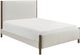 Mazin Furniture Julian Eastern King Caramel Oak Platform Bed-0