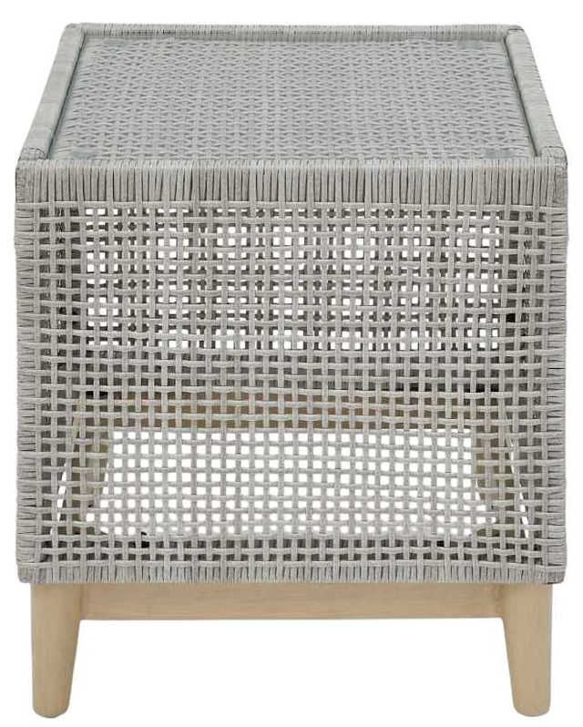 Signature Design by Ashley® Seton Creek Gray Outdoor End Table-1