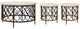 Steve Silver Co. Roland 3-Piece Yellow Top Occasional Table Set with Bronze Base-0