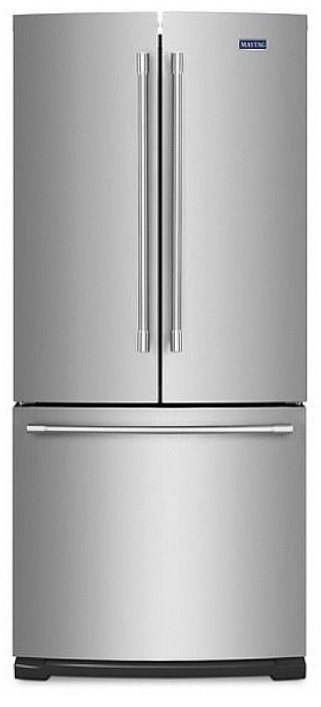 Maytag® 30" 19.6 Cu. Ft. Fingerprint Resistant Stainless Steel French Door Refrigerator-0