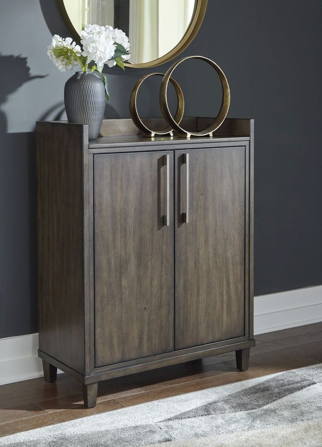 Signature Design by Ashley® Wittland Dark Brown Bar Cabinet-3