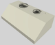 Vent-A-Hood® 42" Biscuit Wall Mounted Liner Insert-4