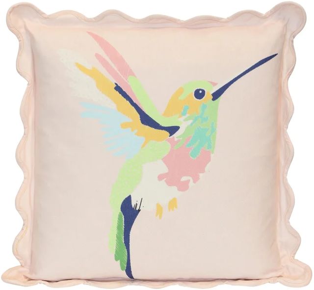 Stylecraft Tamara Day Pink Bird Designer Pillow-0