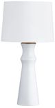 Crestview Collection Price Glossy White Table Lamp -0