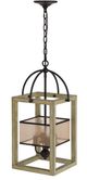 Cal® Lighting & Accessories Palencia 4-Light Distressed Oak Chandelier-2