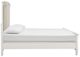 Magnussen Home® Willowbrook Egg Shell White/Natural King Upholstered Panel Bed-3