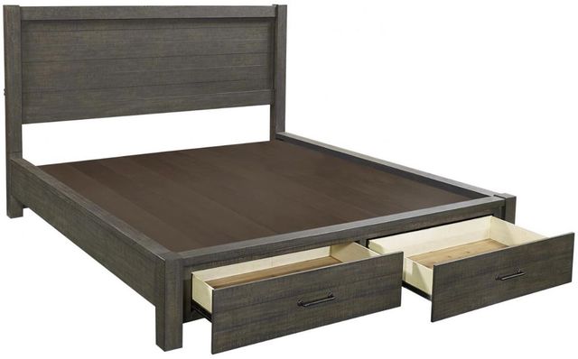 aspenhome® Mill Creek Carob King Panel Storage Bed-1