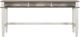 Sunny Designs™ Pasadena Buck Skin Console Table with Marble White Base -2