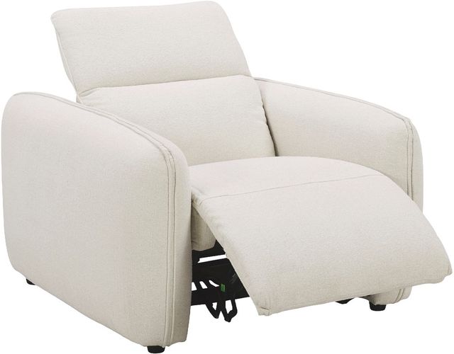 Moe’s Home Collection Eli Warm White Power Recliner Chair-1