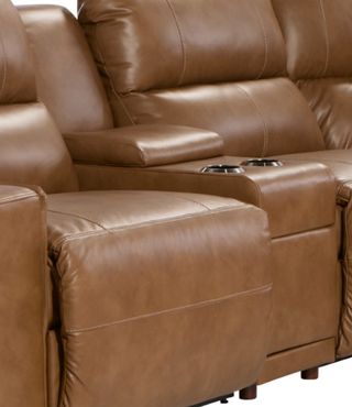 La-Z-Boy® Maddox Camel Storage Console