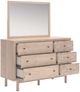 Signature Design by Ashley® Shapella Tan Dresser and Mirror-4