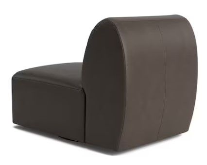 Bassett® Furniture Customizable Clyde Leather Swivel Chair-2
