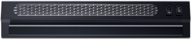 Summit® 20” Black Ductless Retractable Under Cabinet Range Hood-0