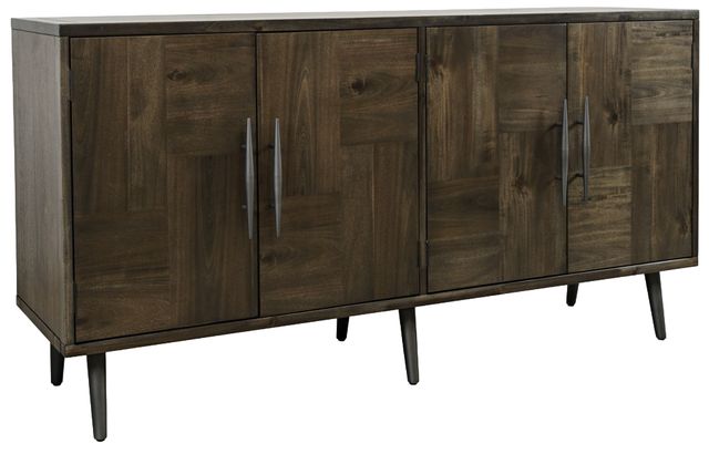 Jofran Inc. Colhane Walnut 4-Door Accent Cabinet-0