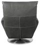 Bassett® Furniture Ranlo Graphite Swivel Arm Chair-2