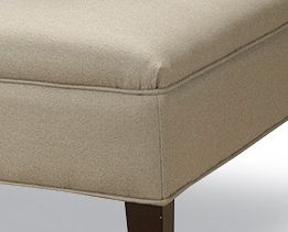 Brentwood Classics Fred Julia Potters Clay 35" Cocktail Ottoman-1