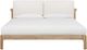 Modus Furniture Furano Ginger/Natural Queen Upholstered Platform Bed with Two Cushion-3