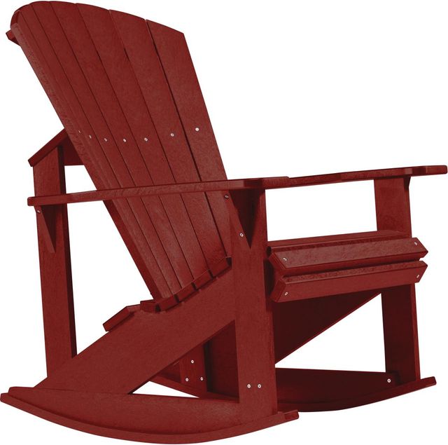C.R. Plastic Generation Line Burgundy Addy Rocker-0