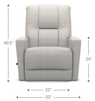 La-Z-Boy® Casey Pewter Manual Rocking Recliner | Store For